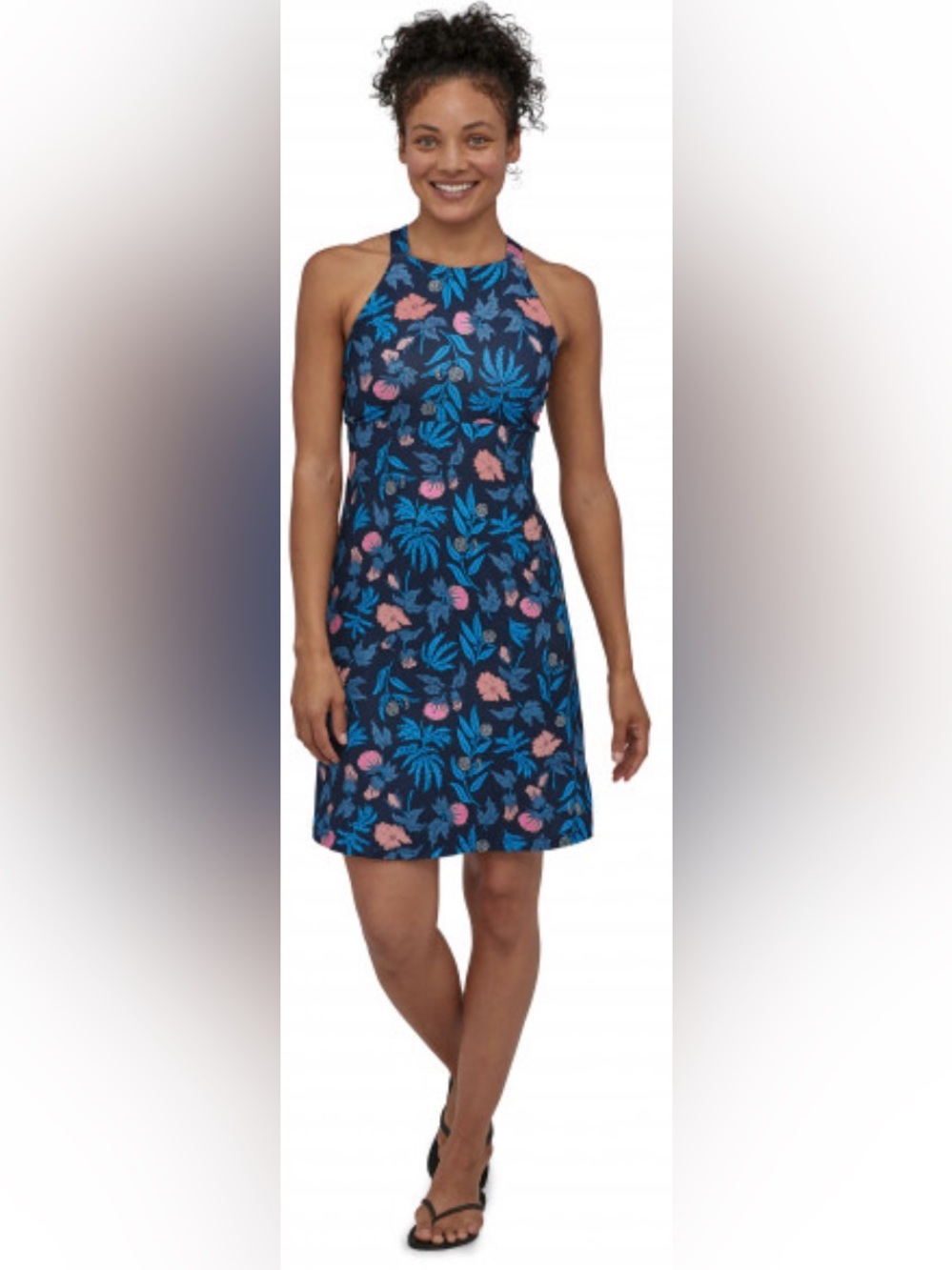 Patagonia Women's Magnolia Floral Spring Athleisure Dress.
